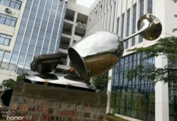 廣場杯子雕塑 公園仿真雕塑 抽象擺件