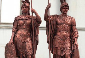 園林武士雕塑 風(fēng)景區(qū)仿真雕塑 廣場小品