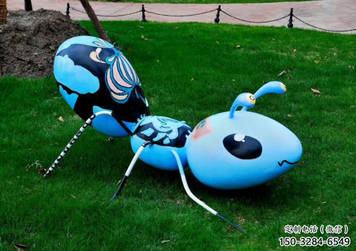 園林玻璃鋼螞蟻雕塑 城市廣場雕塑 步行街?jǐn)[件