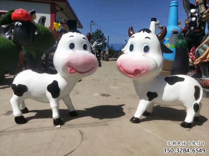 公園玻璃鋼小狗雕塑 酒店門口雕塑 彩繪擺件