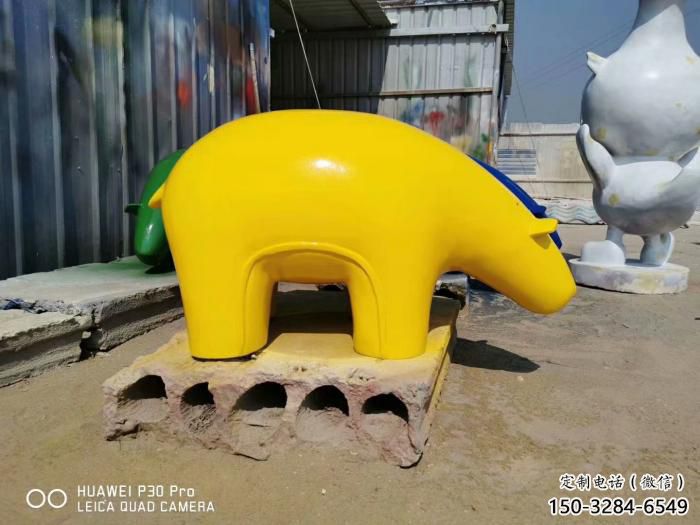 廣場(chǎng)不銹鋼豹子雕塑廠家 公園仿真雕塑 抽象擺件