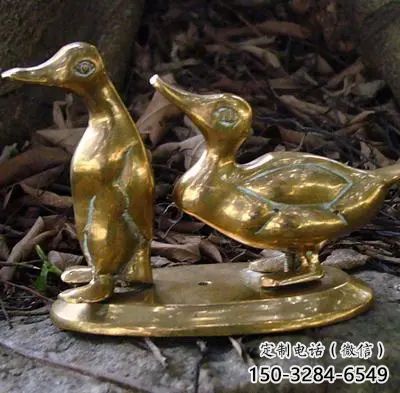 鴨子雕塑廠家，仿真動物， 公園廣場街頭擺件 (11)