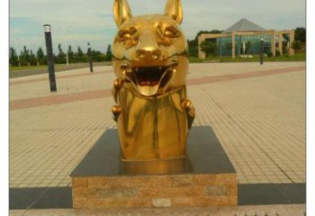 不銹鋼生肖雕塑，鍍鈦工藝，公園廣場(chǎng)戶外擺放 (4)