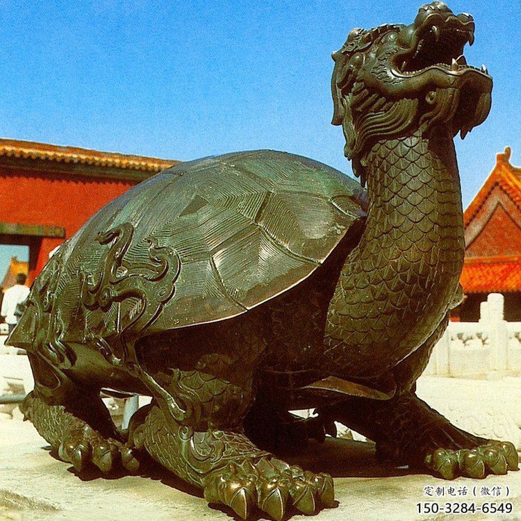 銅烏龜雕塑生產廠家，神獸動物，仿古公園廣場擺件