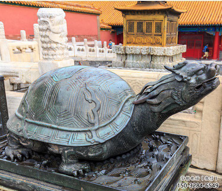 銅烏龜雕塑生產制作，神獸動物，仿古公園廣場擺件