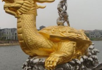 銅烏龜?shù)袼芗庸S，神獸動(dòng)物，仿古公園廣場擺件