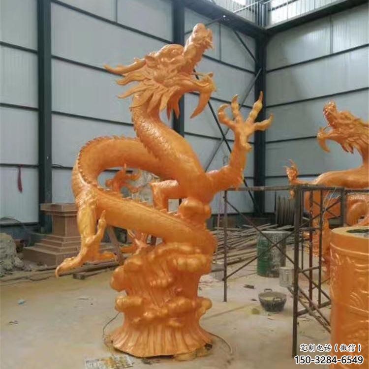 生產(chǎn)龍頭雕塑，鑄銅動物雕塑，房地產(chǎn)售樓處擺件