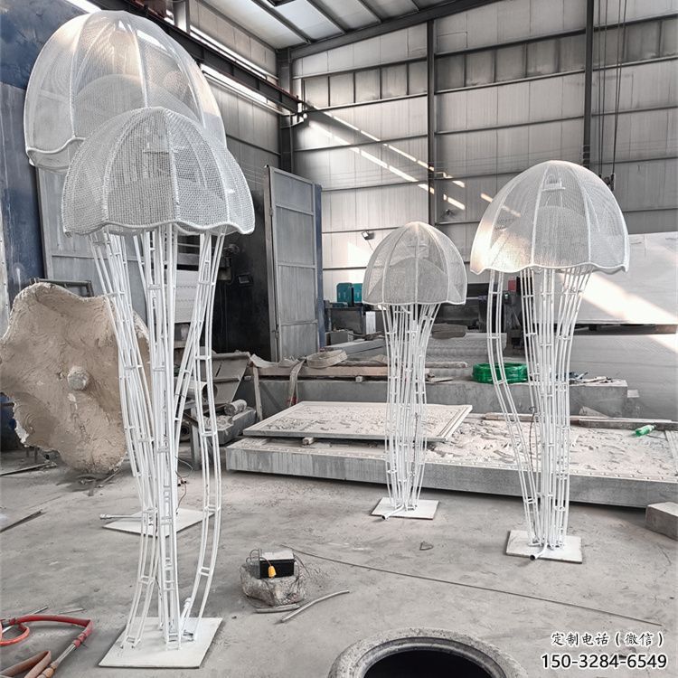 創意水母雕塑 步行街店門口雕塑 影視劇小品