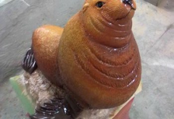 水景海豹雕塑 風景區(qū)幾何雕塑 廣場小品