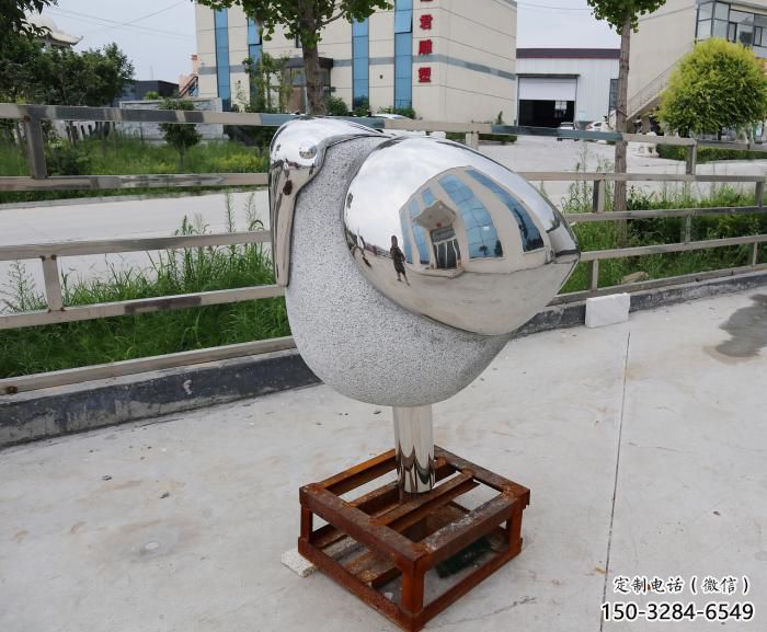 園林鳥類雕塑，文化標識，仿真工藝