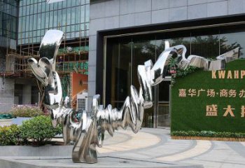 景區小貓雕塑，動物主題，彩繪工藝