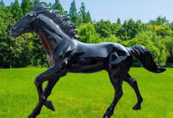 操場小馬雕塑，公園題材，仿真工藝