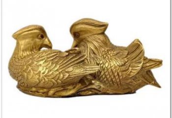 風景區鴛鴦雕塑 售樓處廣場雕塑 仿古擺件