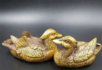 水景鴛鴦雕塑 風景區幾何雕塑 廣場小品