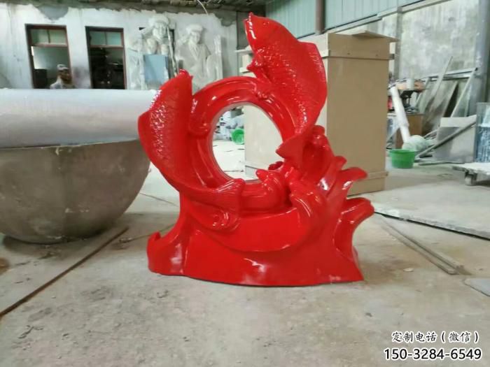 風景區鯉魚雕塑 售樓處廣場雕塑 仿古擺件