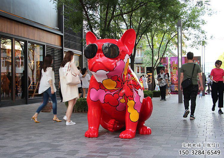 醫院哈巴狗雕塑，仿古動漫雕塑，仿古擺件