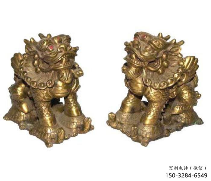 幼兒園貔貅雕塑，鐵藝文化雕塑，鑄造制作