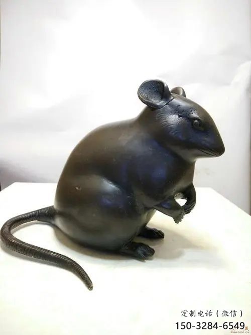 老鼠雕塑，鍍銅海洋雕塑，鍍銅工藝