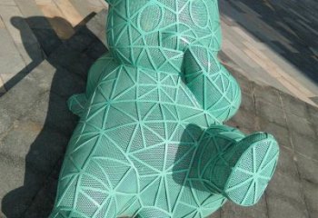 幼兒園狗熊雕塑，鐵藝文化雕塑，鑄造制作