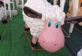 小羊雕塑，仿古動漫雕塑，仿古擺件