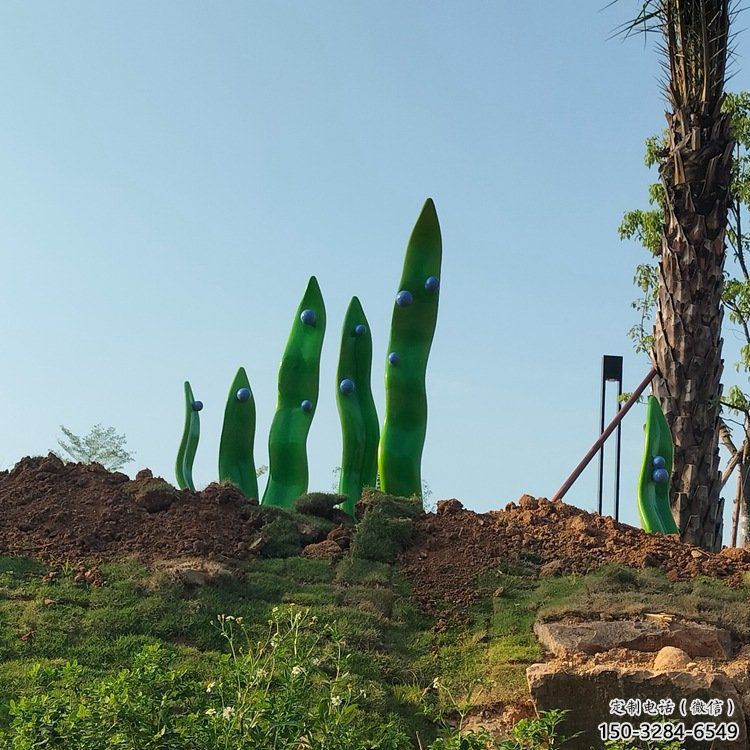 園林珊瑚雕塑，噴漆運動雕塑，彩繪形式