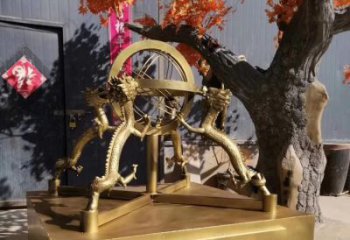 廣場渾天儀雕塑，抽象水景雕塑，抽象效果