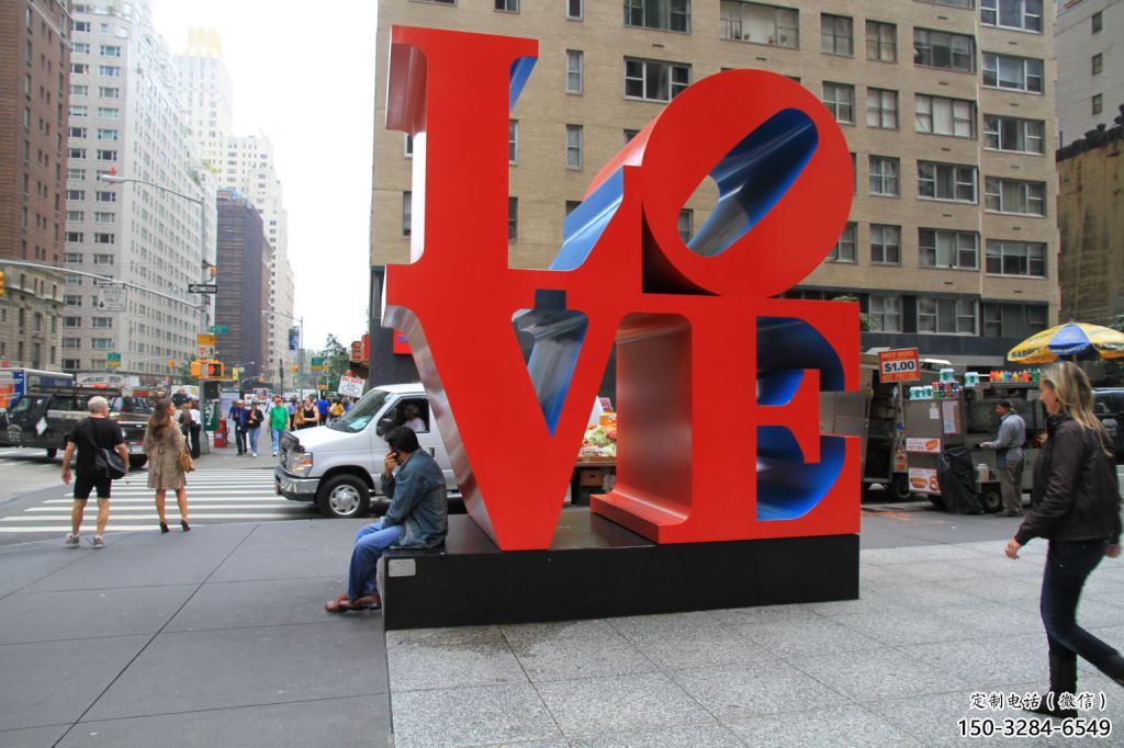 戶外景觀雕塑，鍍銅字母雕塑廠家，鏡面工藝