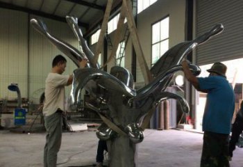 幼兒園海浪雕塑，鐵藝文化雕塑，鑄造制作