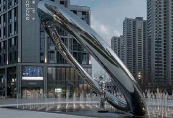 酒店圓環(huán)雕塑，鏡面歐式雕塑，仿古擺件