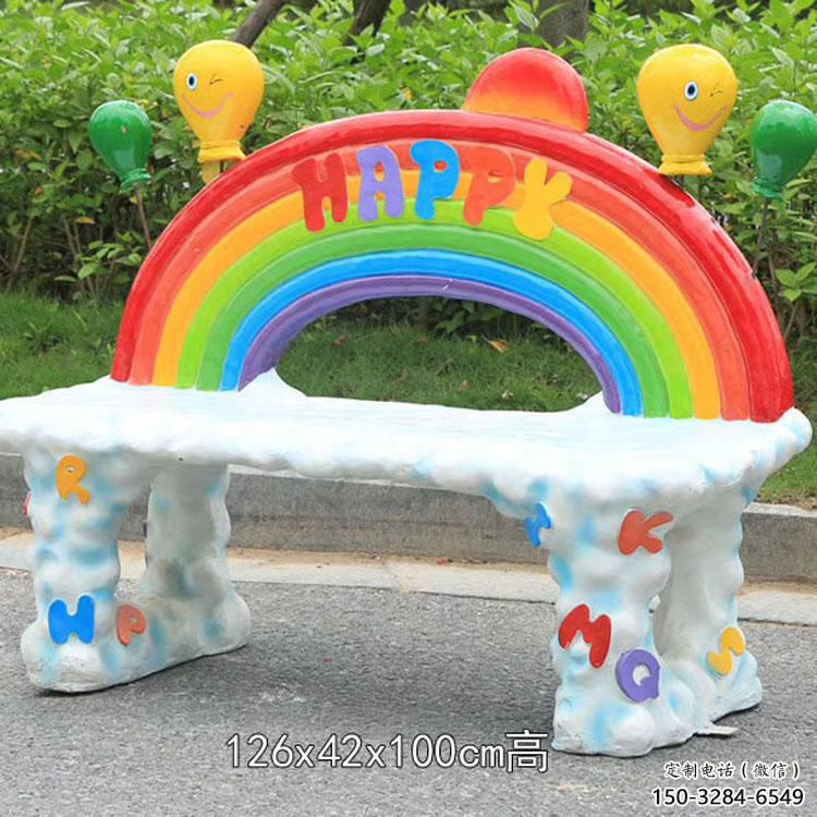 小區座椅雕塑，拉絲景觀雕塑，抽象效果