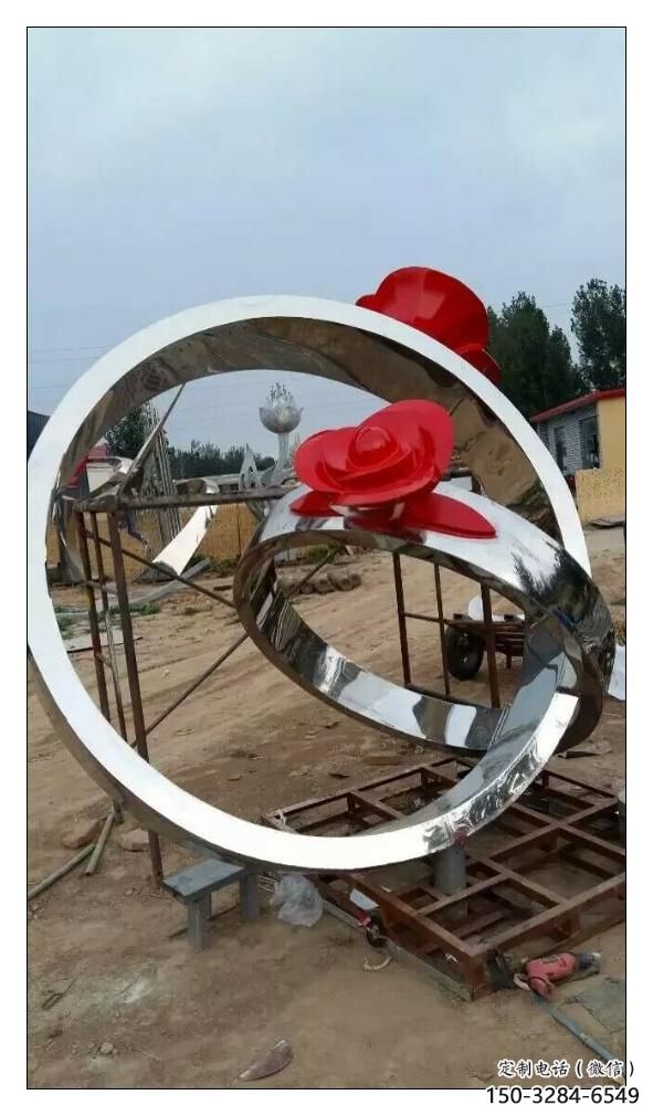 指環 戒指不銹鋼雕塑