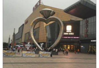 住宅小區戒指雕塑 啞光景觀擺件 公園雕塑