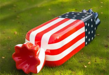 抽象棒棒糖雕塑 啞光景觀小品 室內雕塑