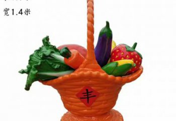 公園果籃雕塑 創意企業擺件 美陳雕塑