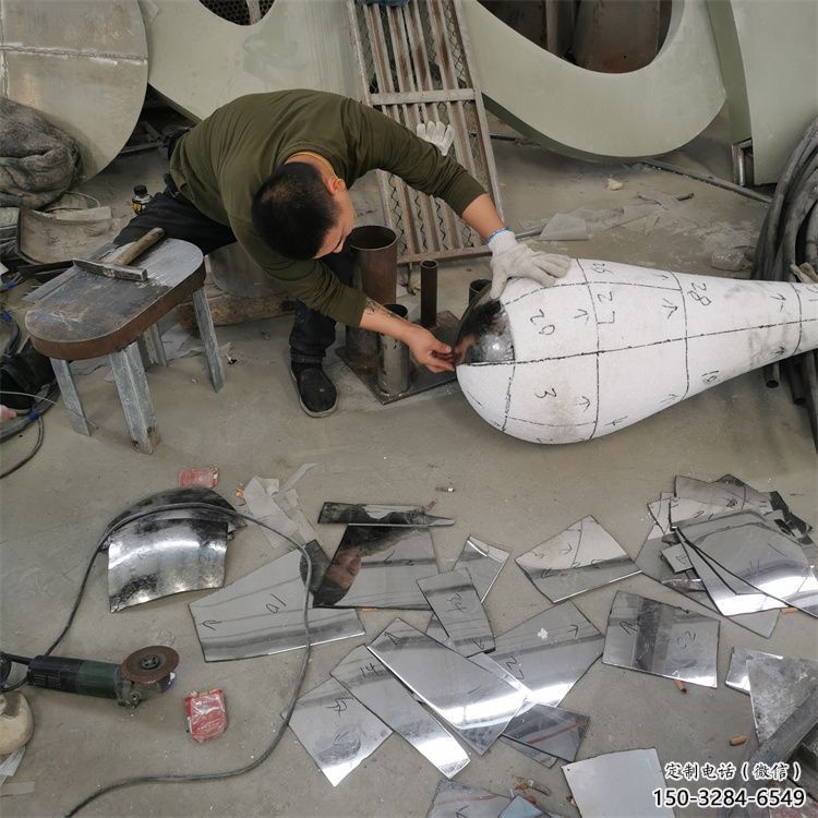 村口飛機(jī)雕塑 啞光景觀擺件 公園雕塑