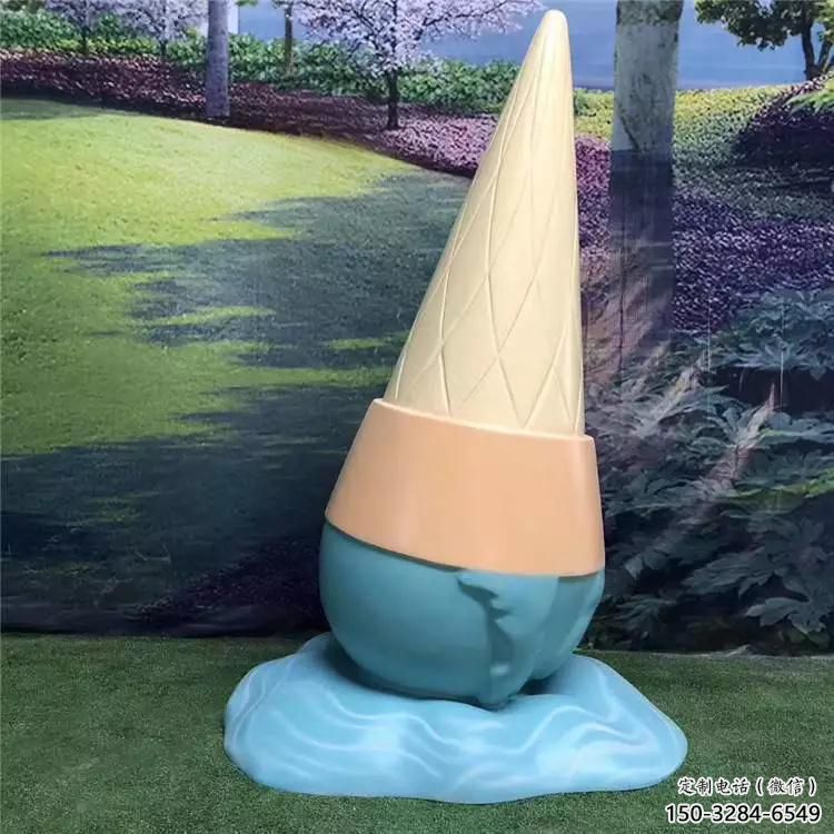 大型冰激凌雕塑 公園冰激凌雕塑 標識主題擺