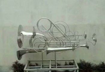 鏤空軍號(hào)雕塑 懸空餐飲店擺件 街頭雕塑