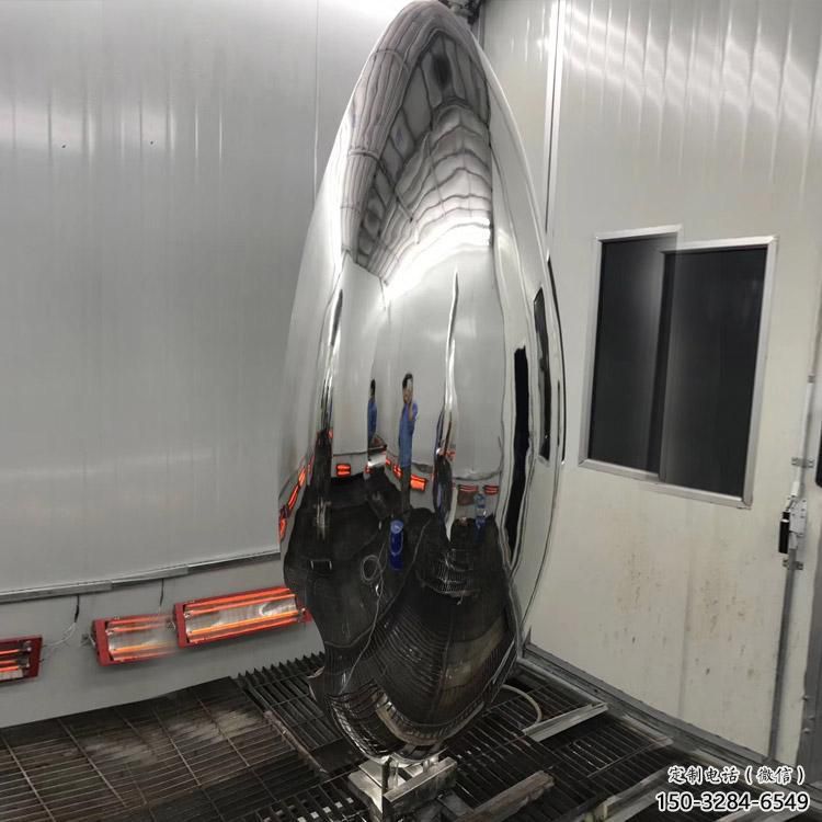 抽象雞蛋雕塑 啞光景觀小品 室內雕塑