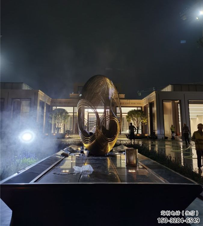 景觀雞蛋雕塑 彩繪剪紙小品 校園雕塑