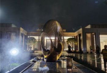 景觀雞蛋雕塑 彩繪剪紙小品 校園雕塑