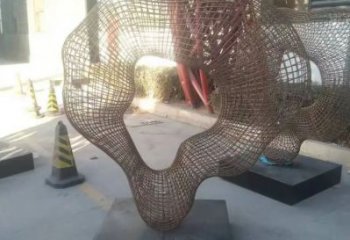 企業(yè)飄帶雕塑 鑄造公園小品 歐式雕塑