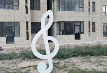 街道音符雕塑 現代景觀擺件 彩繪雕塑