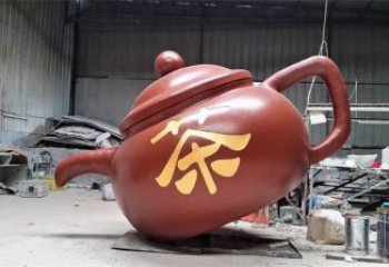 酒壺雕塑 電鍍現(xiàn)代小品 公園雕塑