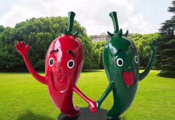 廣場(chǎng)辣椒雕塑 公園仿真雕塑 抽象擺件