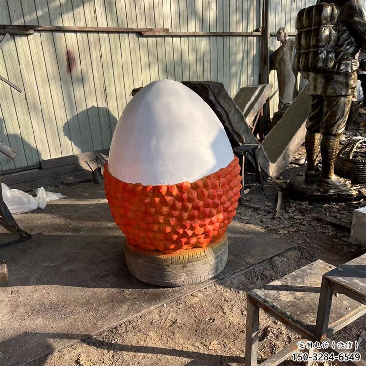 街道荔枝雕塑 現(xiàn)代景觀擺件 彩繪雕塑