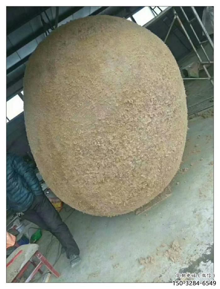 大型獼猴桃雕塑 步行街水果雕塑 仿真擺件