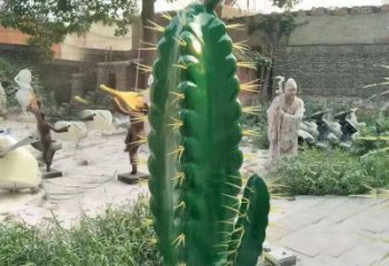 房地產(chǎn)仙人掌雕塑 現(xiàn)代花卉雕塑 幾何植物雕塑