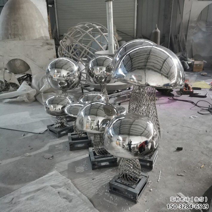 草地香菇雕塑 現代校園果蔬雕塑 大型蔬菜雕塑