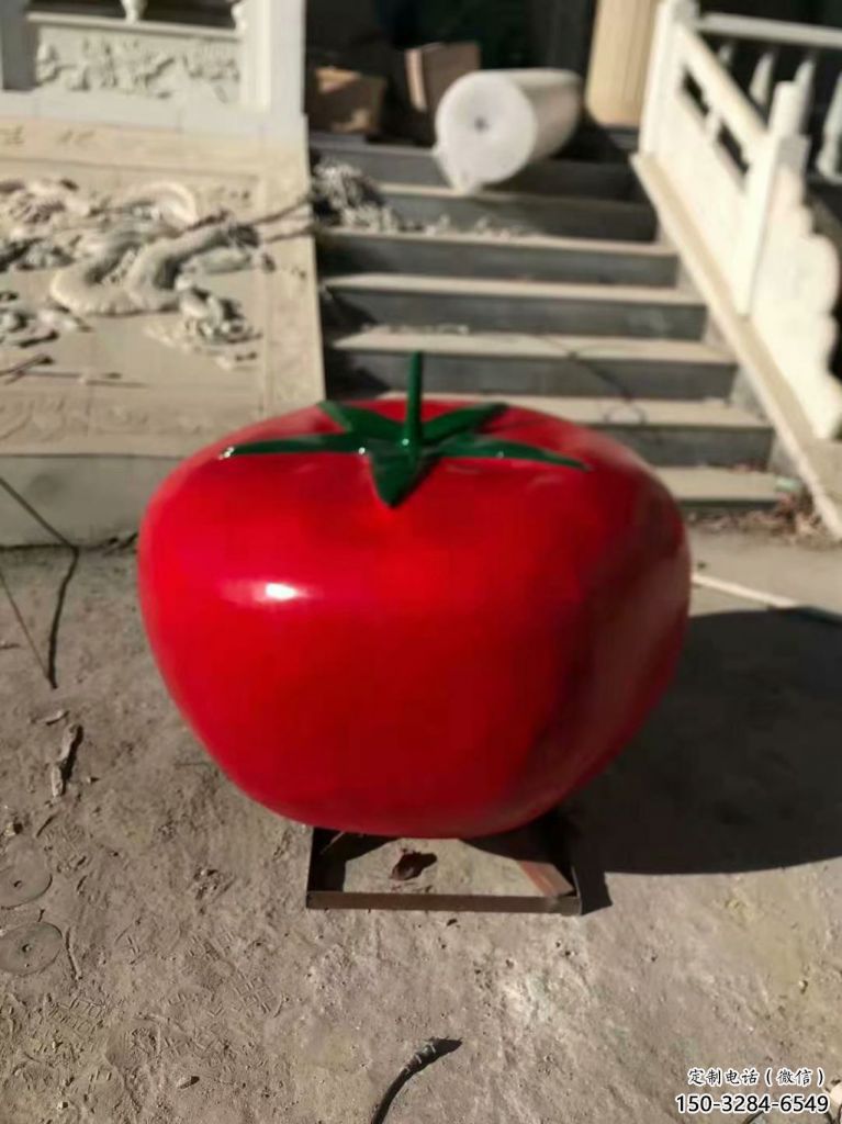 大型番茄雕塑 門口創(chuàng)意雕塑 售樓處小品
