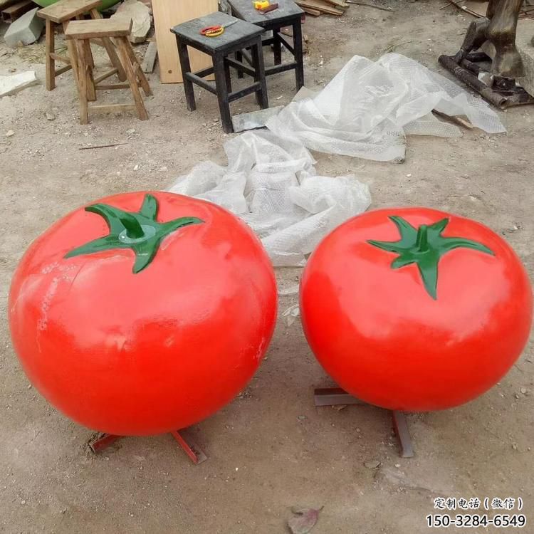 西紅柿雕塑 大型城市雕塑 商業街擺件